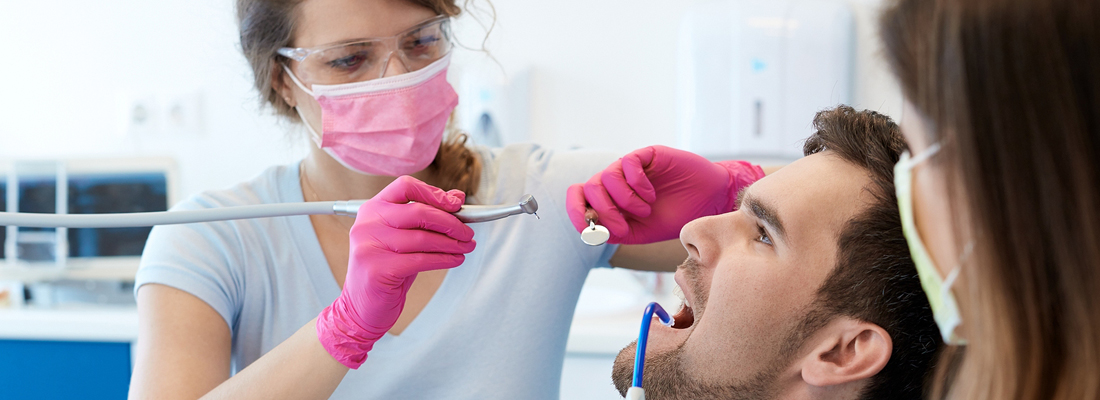 child getting a dental checkup